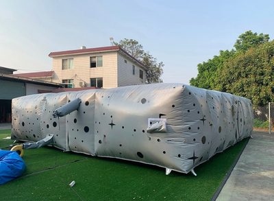 Juego inflable personalizable de laberinto láser