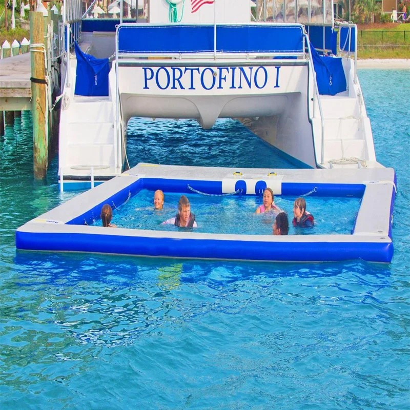 Inflatable Sea Floating Pool with Netting