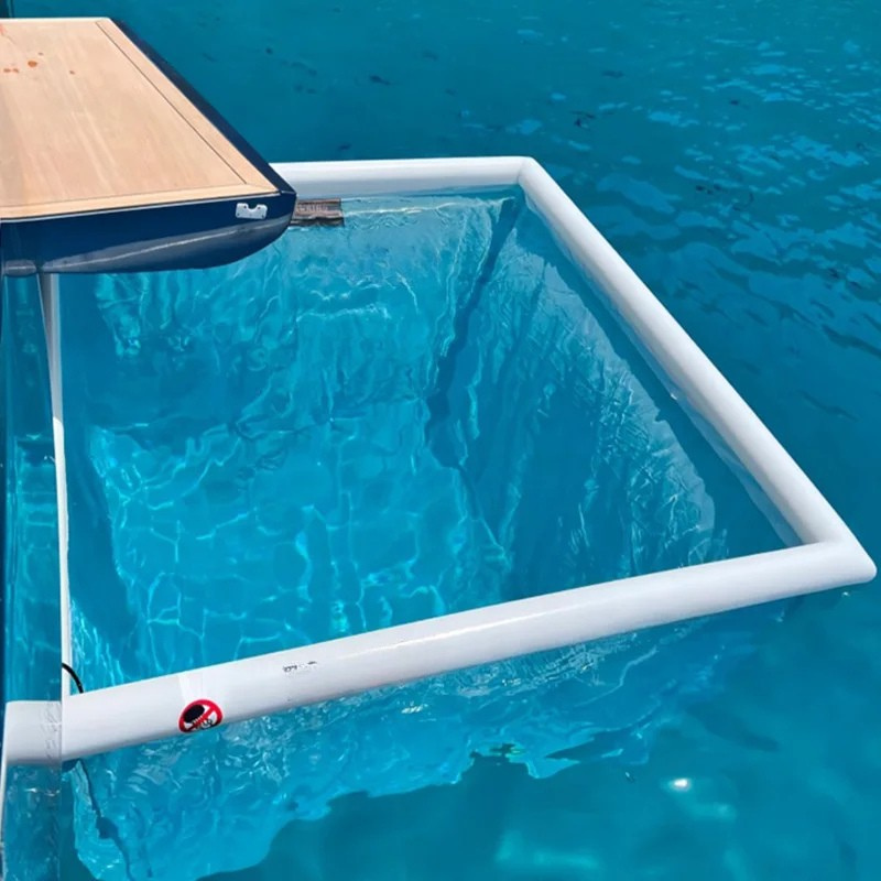 Aufblasbarer Quallenschutz-Schwimmbad für Boote