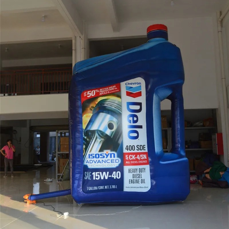 Large Inflatable Diesel Engine Oil Bottle