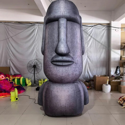 LED Inflatable Moai Statue for Events