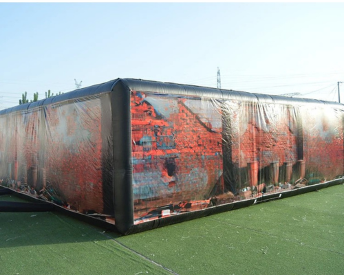 Laberinto Gigante Hinchable Embrujado para Exteriores