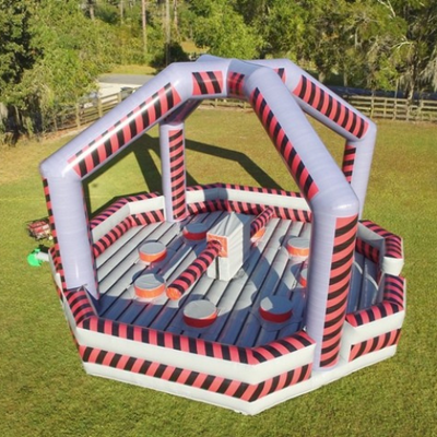 Inflatable Ninja Warrior Challenge Toxic Meltdown
