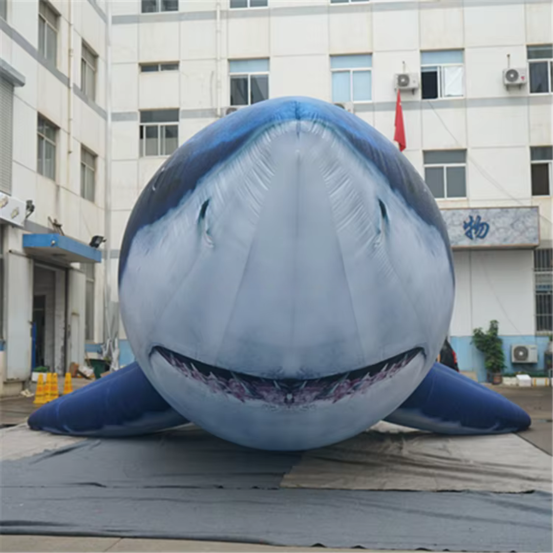 Tiburón Inflable Gigante para Publicidad Llamativa