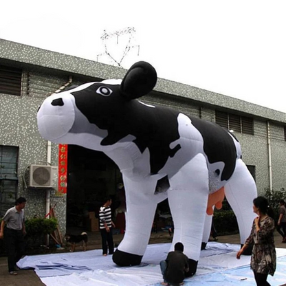 Inflatable Cow for Farm Promotion and Advertising