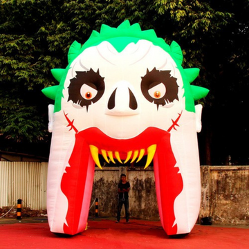Arco de túnel inflable gigante del Guasón para eventos