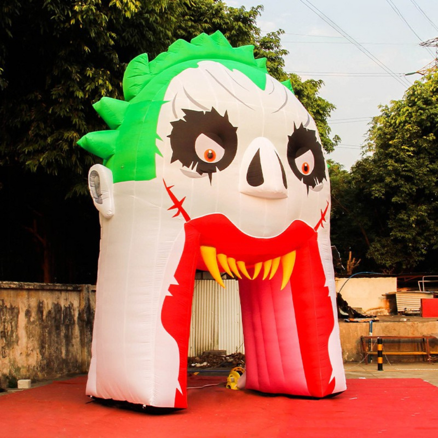 Arco de túnel inflable gigante del Guasón para eventos