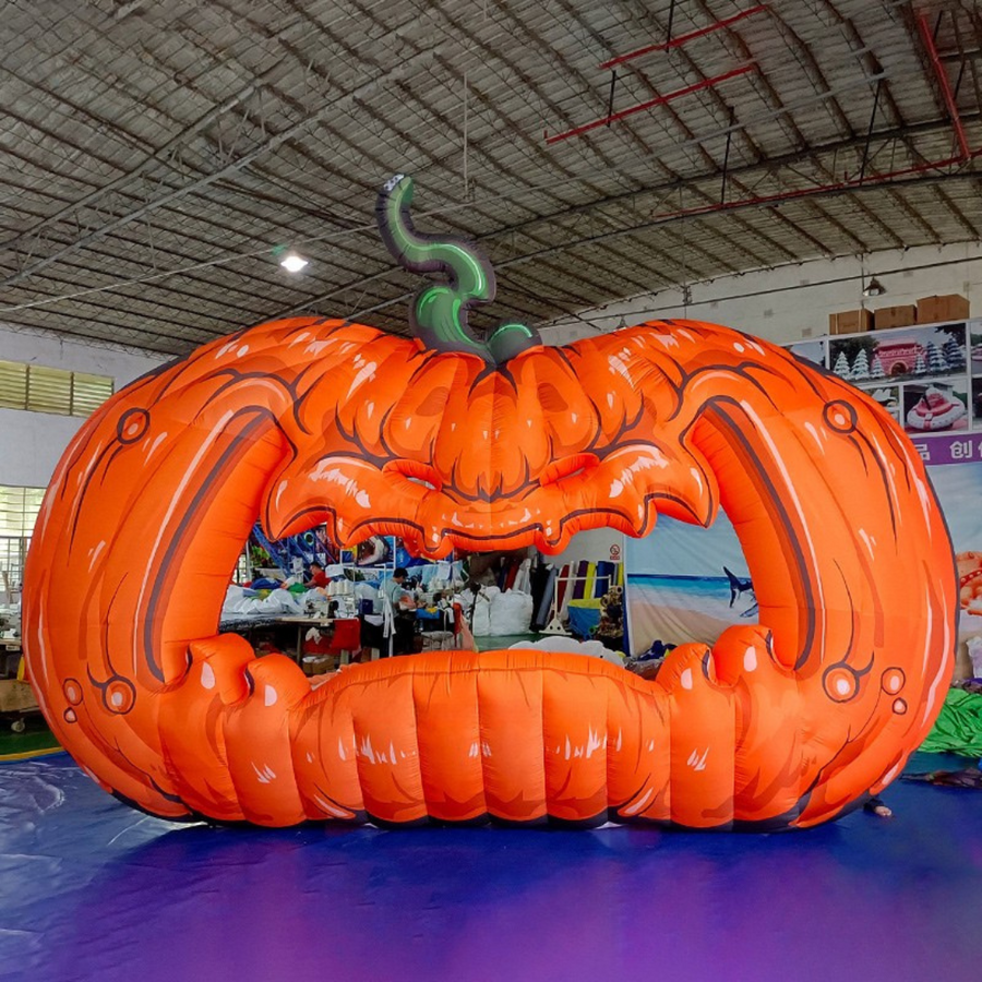 Aufblasbare Halloween-Kürbis-Dekoration für Partys