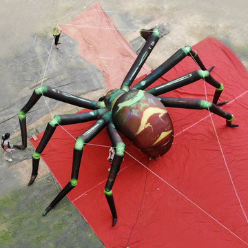 Decoración gigante inflable de araña para Halloween, hecha a medida