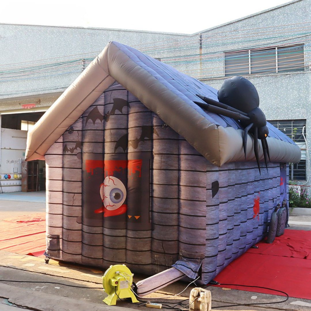 Aufblasbares Halloween Geisterhaus zur Dekoration