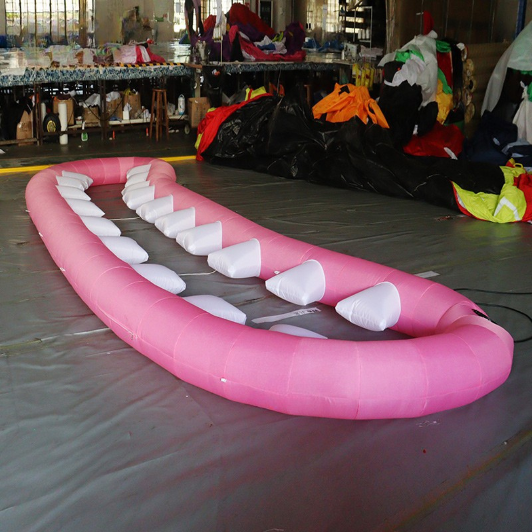 Customized Inflatable Large Mouth Replica Halloween Decoration