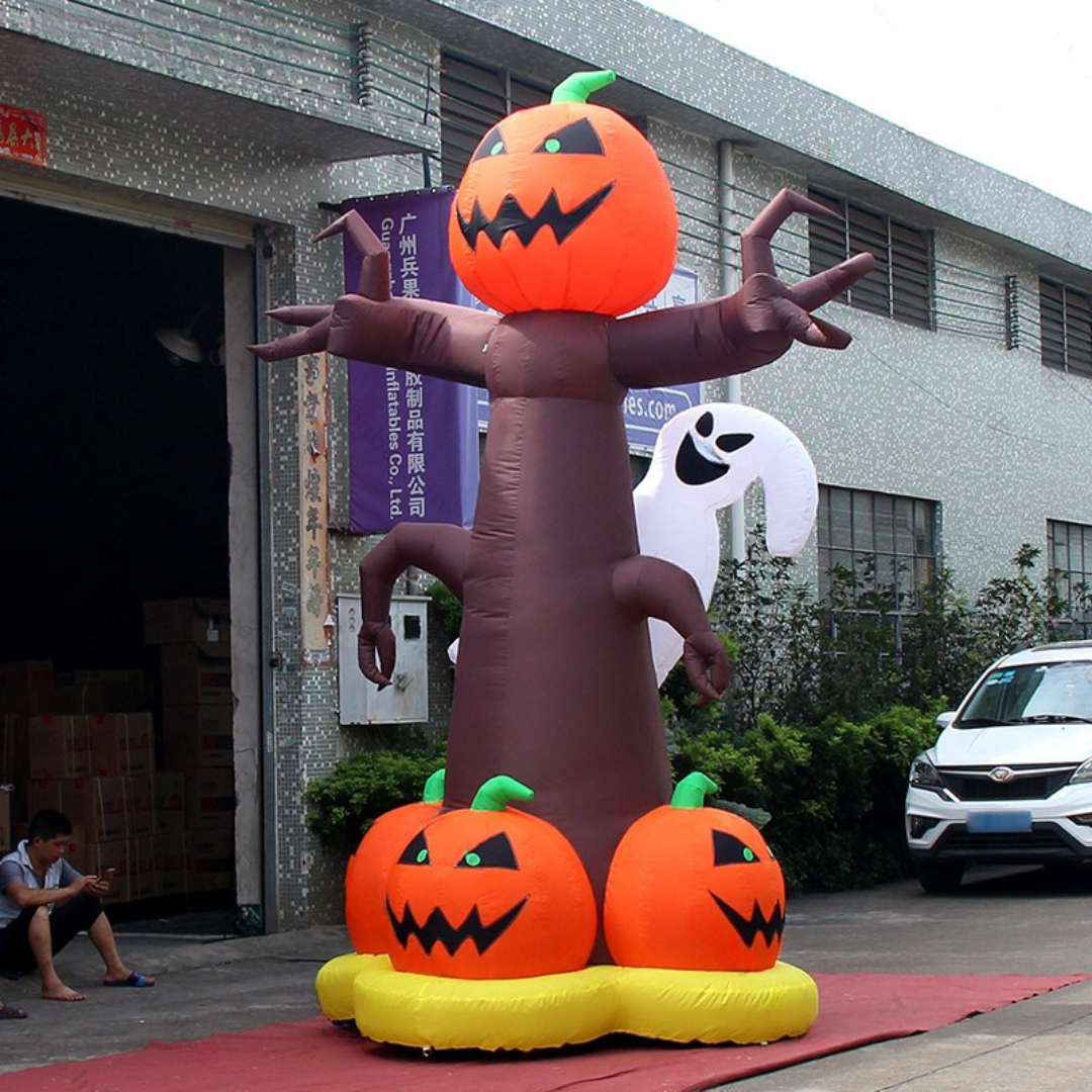 Customized Inflatable Halloween Pumpkin Tree Decoration