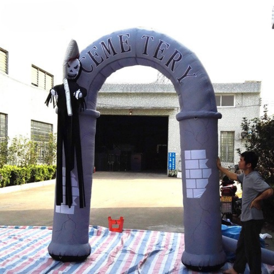 Customized Inflatable Tombstone Arch Halloween Decor