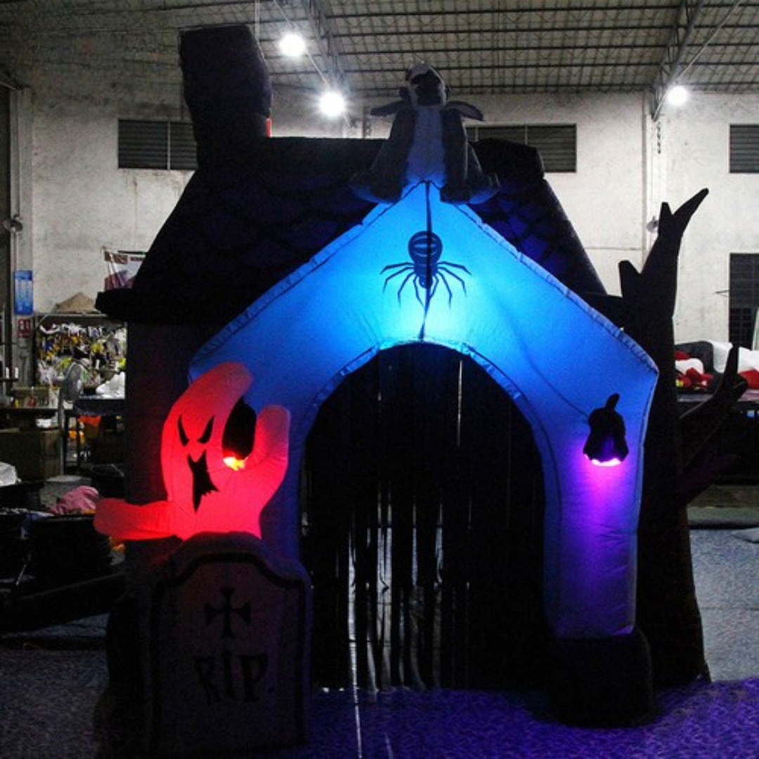 Kundenspezifisches aufblasbares Geisterhaus für Halloween-Veranstaltungen