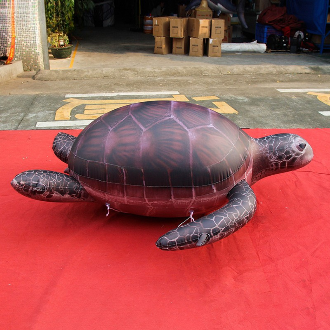 Airtight Inflatable PVC Sea Turtle Model Decoration