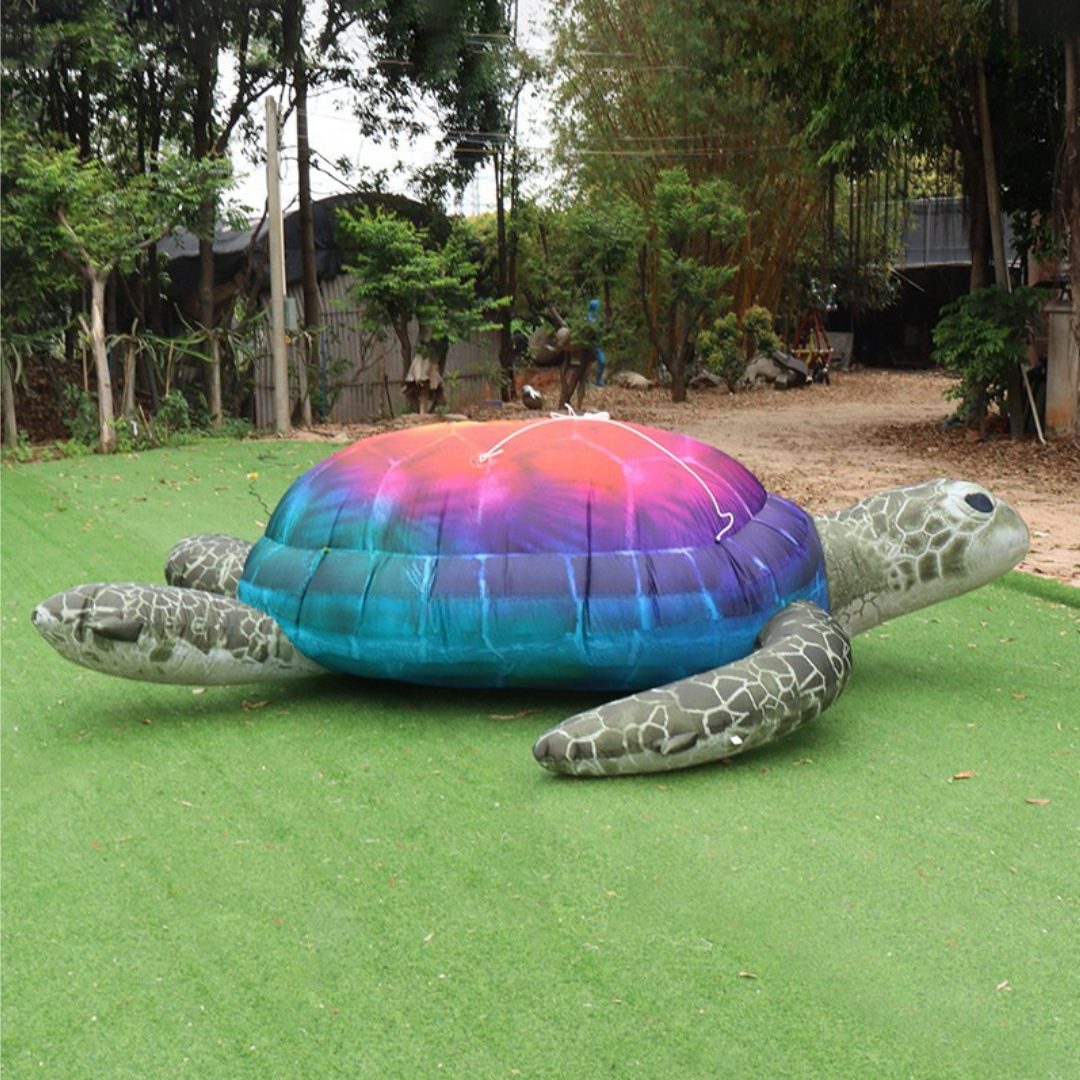 Turtle Customizer Custom Inflatable Colorful Sea Turtle Outdoor Decor | Got Inflatables