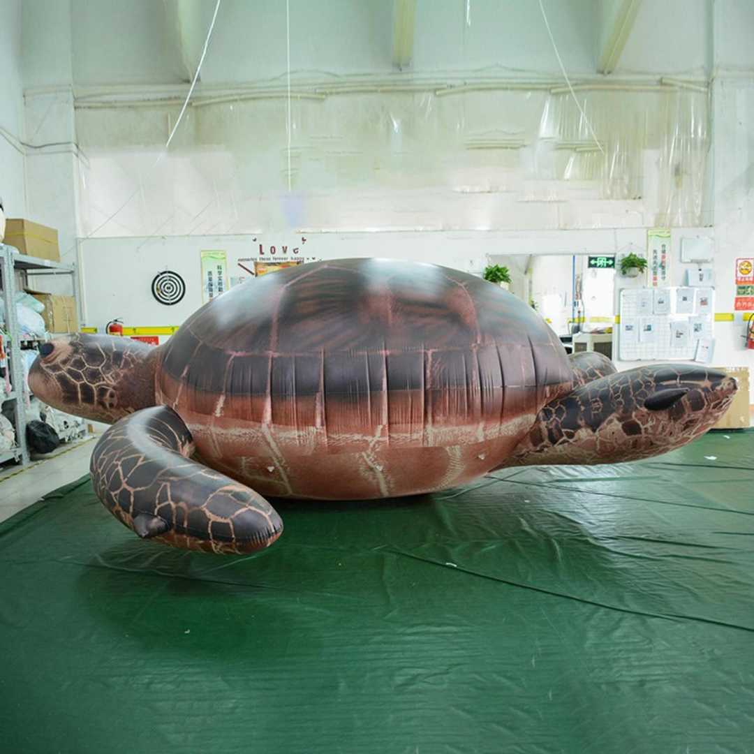 Globo Gigante Hinchable con Forma de Tortuga para Decoración Exterior