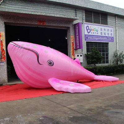 Modelo de Ballena Rosa Hinchable para Decoración de Eventos