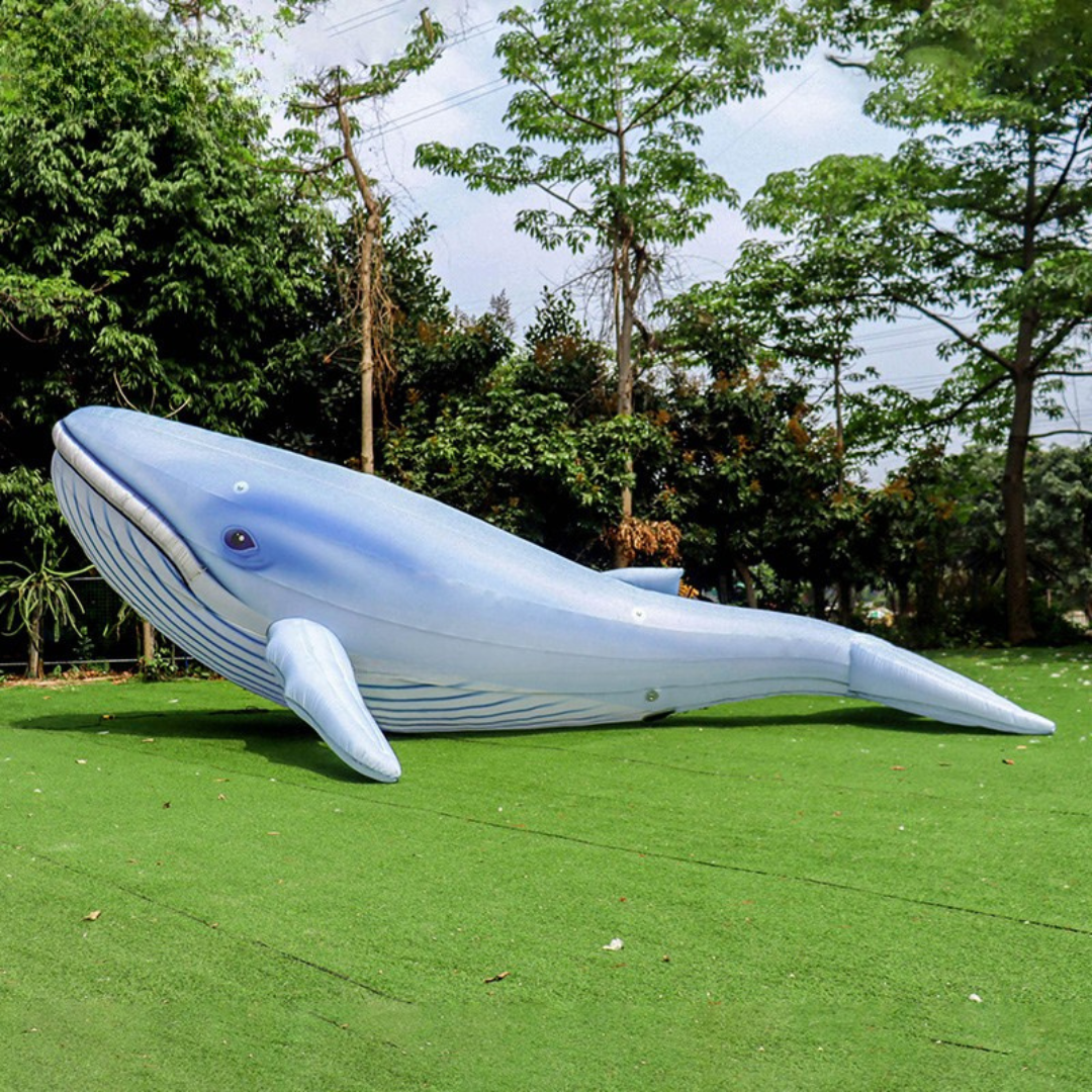 Giant Inflatable Blue Whale for Event Decoration