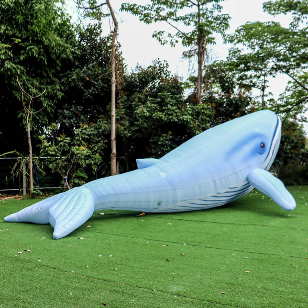 Giant Inflatable Blue Whale for Event Decoration