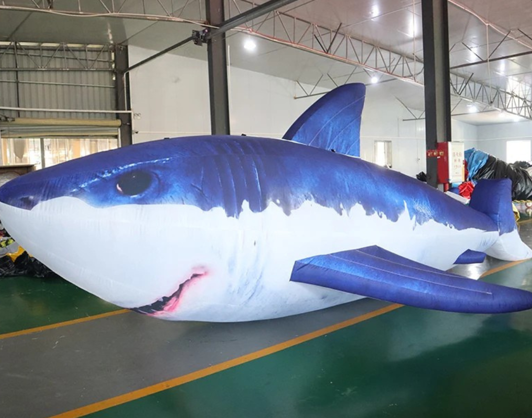 Giant Inflatable Shark Balloon for Event Decoration