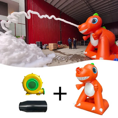 Aufblasbarer Dinosaurier mit Partyschaumkanone nach Maß