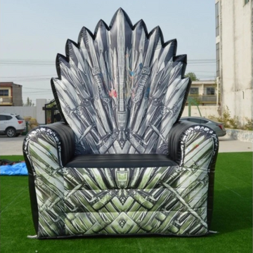 Aufblasbarer PVC-Stuhl mit individuellem Game of Thrones Design