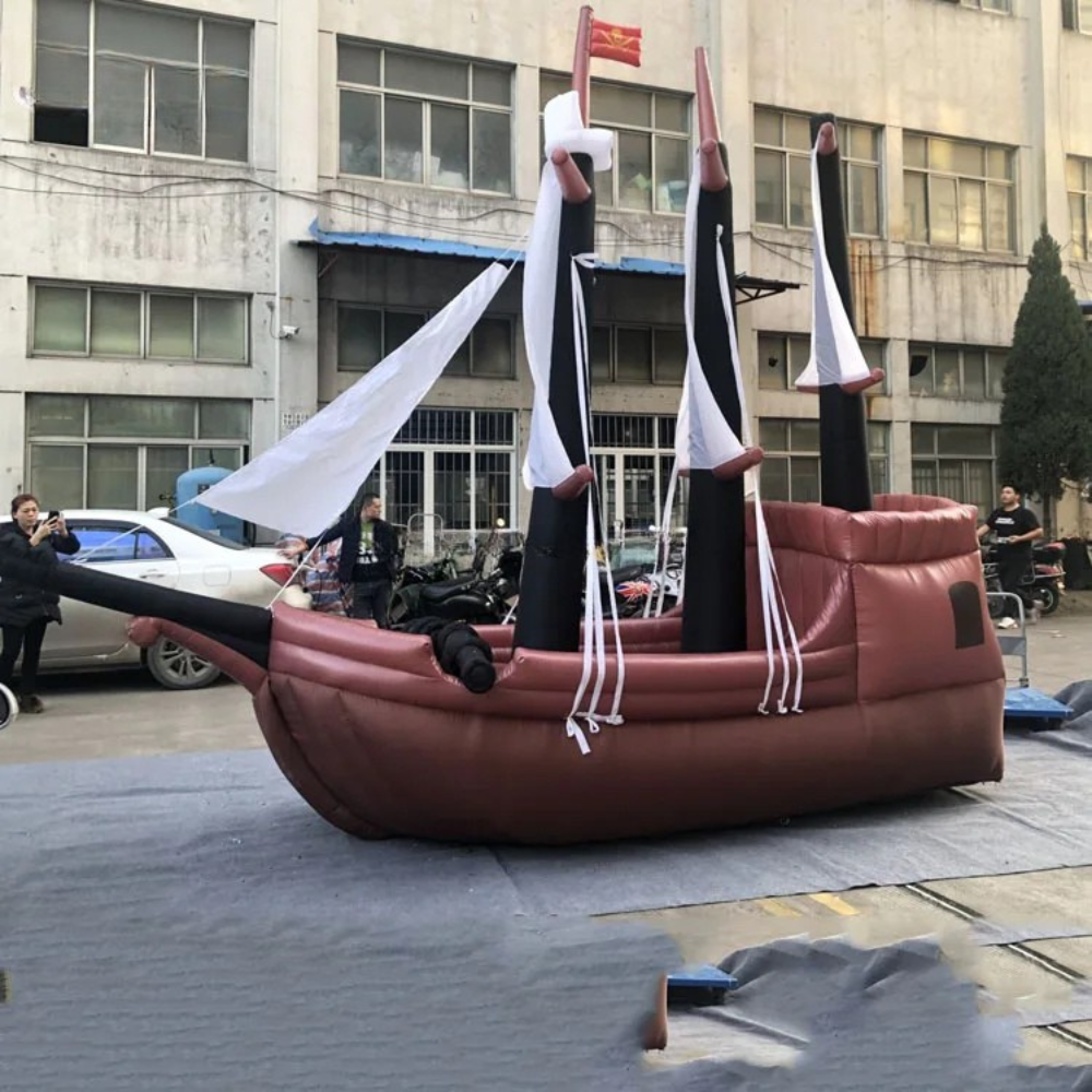 Halloween Inflatable Pirate Ship for Themed Party