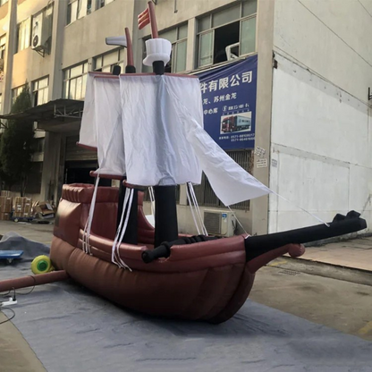 Halloween Inflatable Pirate Ship for Themed Party