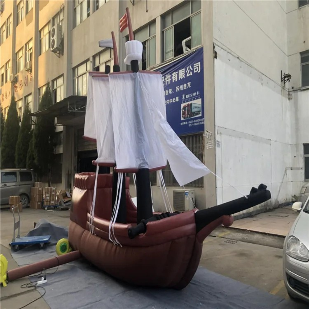 Halloween Inflatable Pirate Ship for Themed Party