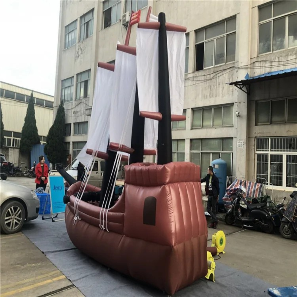Halloween Inflatable Pirate Ship for Themed Party