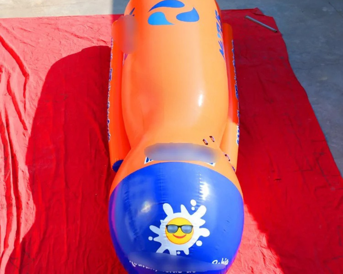 Lanzador de catapulta acuática inflable para el lago - Diversión al aire libre