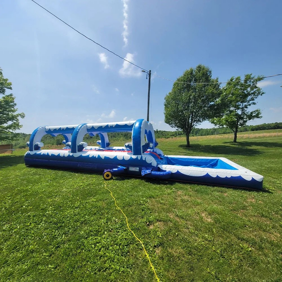 Tobogán de agua inflable para diversión de todas las edades