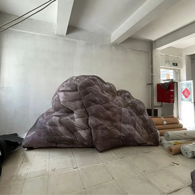 Piedra inflable gigante para decoración exterior