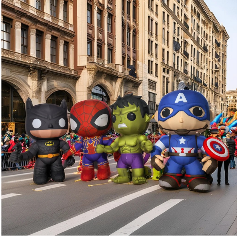 Inflatable Hero Costume Cartoon Character for Promotions