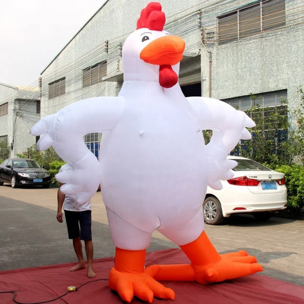Giant Inflatable Chicken Balloon for Advertising