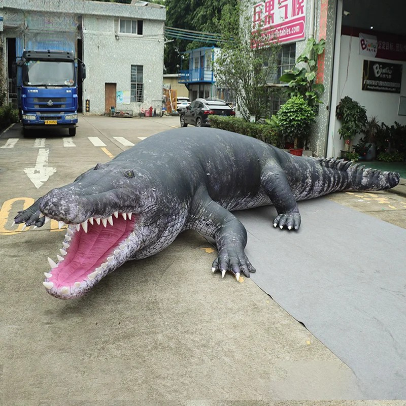 Custom Inflatable Crocodile for Event Advertising