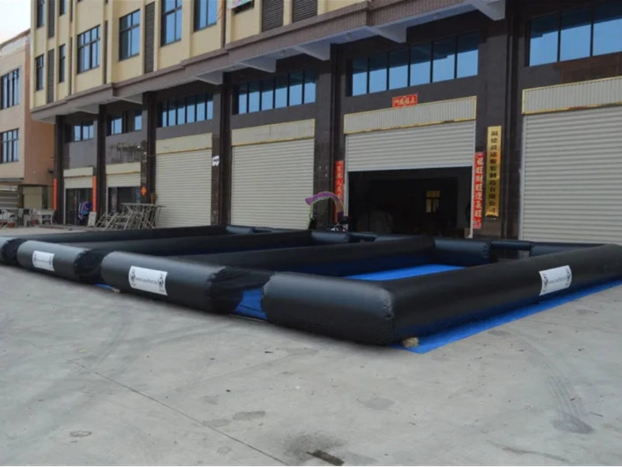 Campo de entrenamiento de fútbol inflable de 43 pies