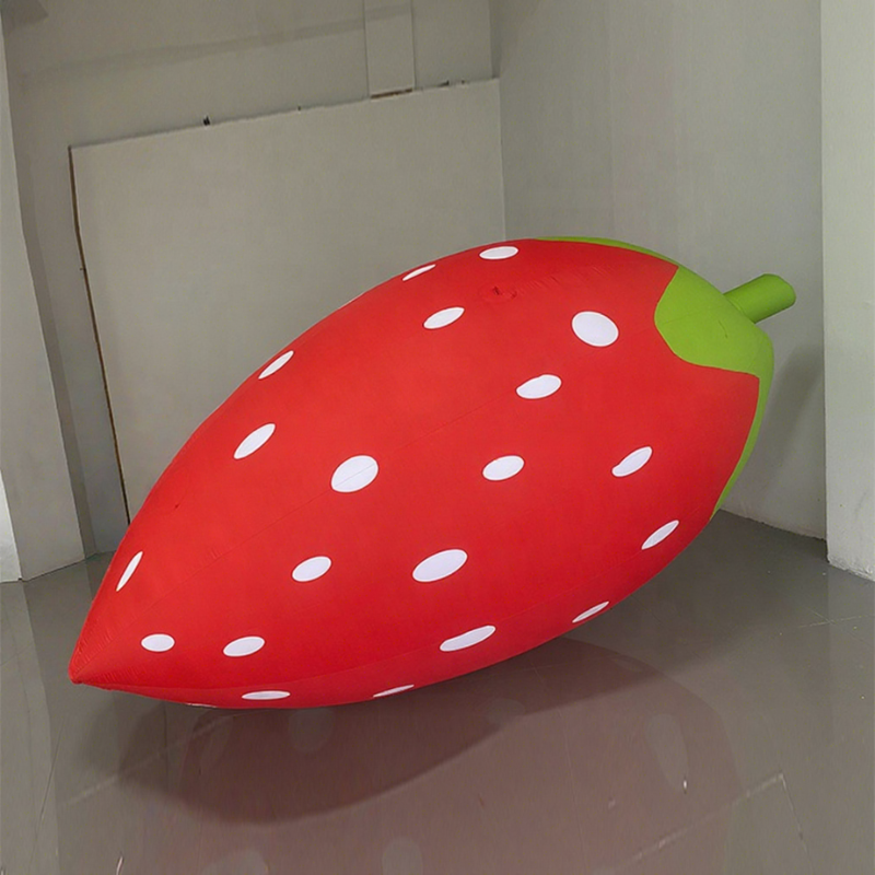 Inflatable Strawberry Display Model for Event Photo Zones