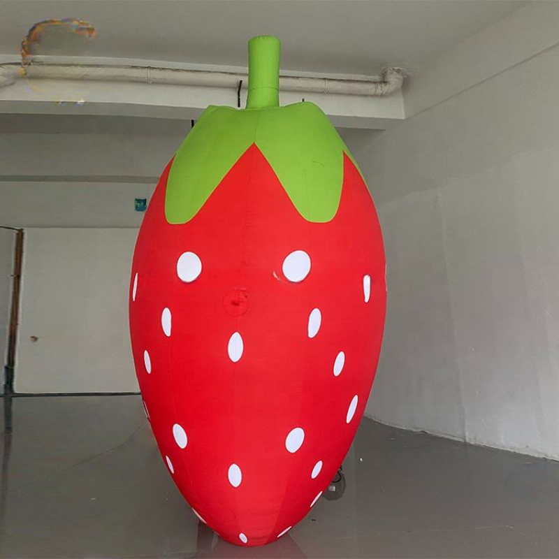 Inflatable Strawberry Display Model for Event Photo Zones