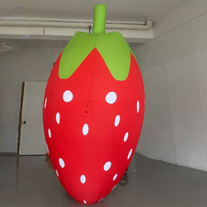 Inflatable Strawberry Display Model for Event Photo Zones