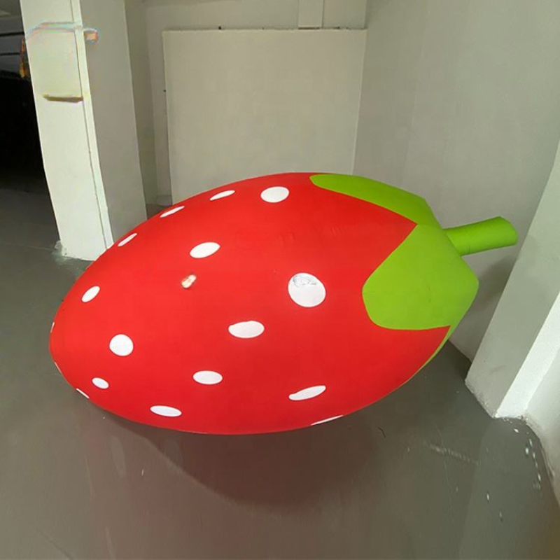 Inflatable Strawberry Display Model for Event Photo Zones