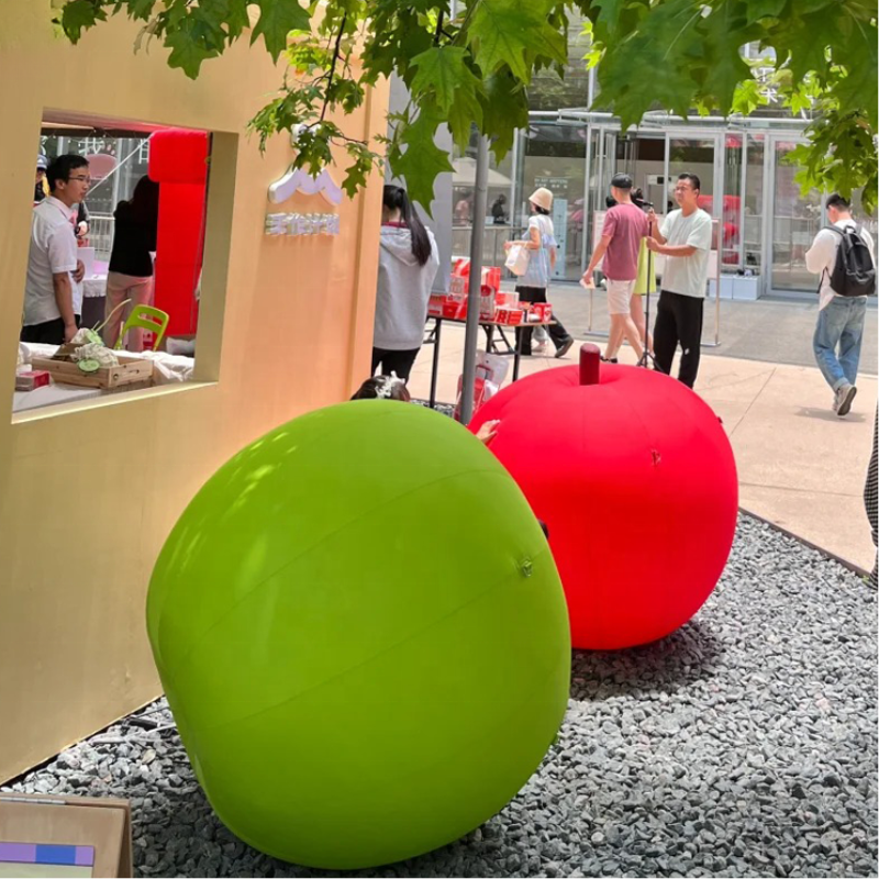Commercial Inflatable Apple Advertising Model for Promotions