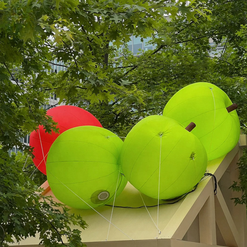 Commercial Inflatable Apple Advertising Model for Promotions