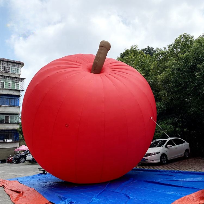 Inflatable Advertising Display Giant Inflatable Red Apple Orchard
