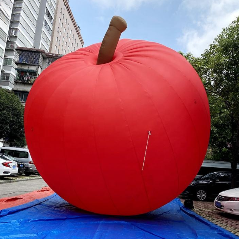Inflatable Advertising Display Giant Inflatable Red Apple Orchard