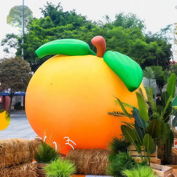 Inflatable Fruit Advertising Display Yellow Peach Air Model