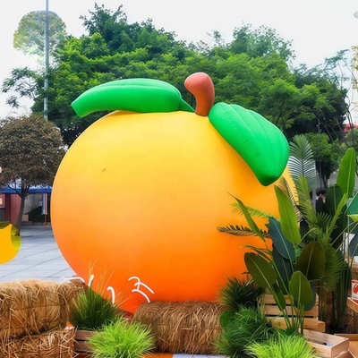 Inflatable Fruit Advertising Display Yellow Peach Air Model
