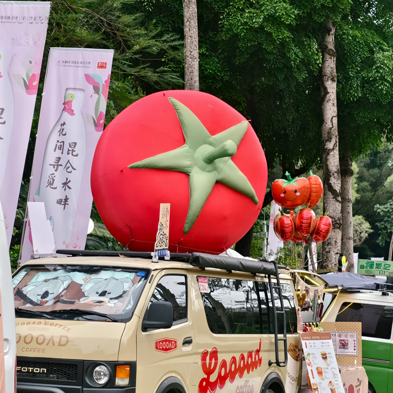 Inflatable Advertising Display Tomato for Event Promotions