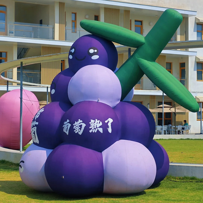 Inflatable Oxford Grape Advertising Display for Outdoor Decoration